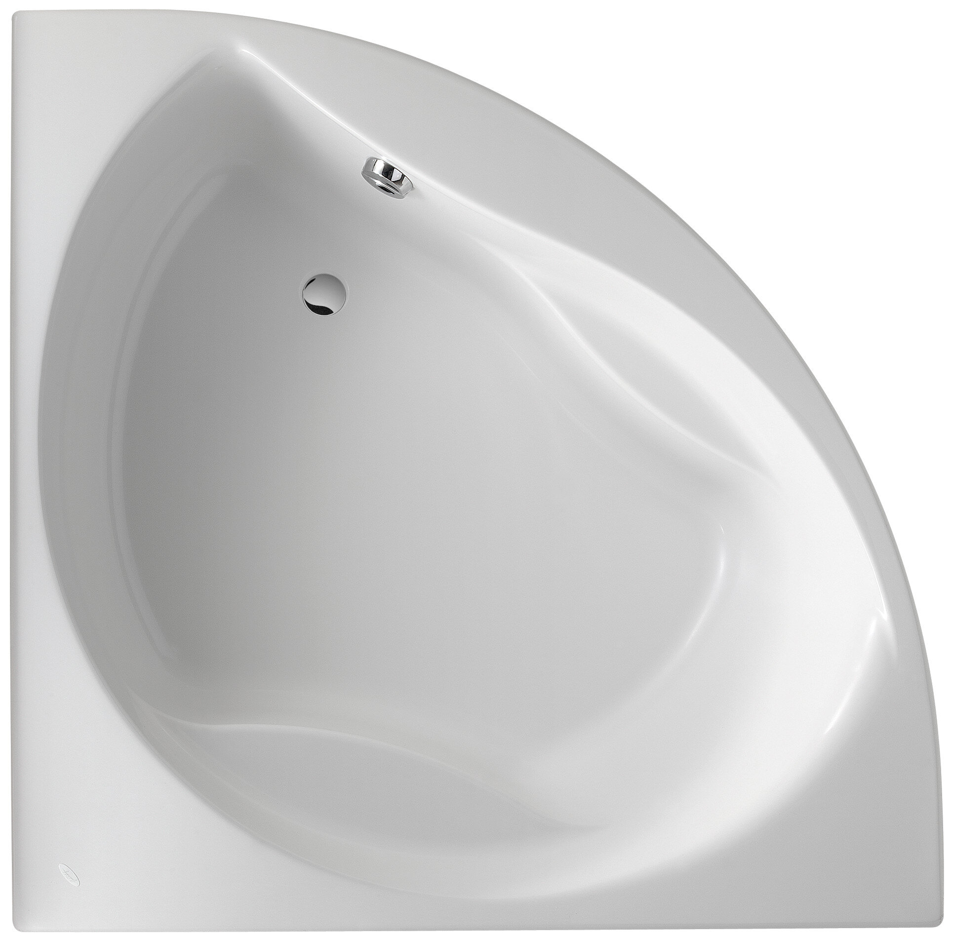 Изображение товара Акриловая угловая ванна Jacob Delafon Presquile 145х145 см с каркасом