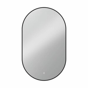 Изображение товара Зеркало Vincea 60 х 100 см, LED c сенсорным выключателем и диммером, черная рама, VLM-3AU100B