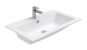 Изображение товара Раковина Aquanet Электра 80 см из искусственного камня, белый матовый дизайн