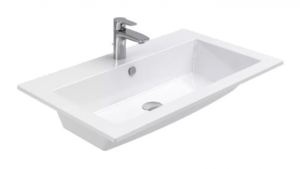 Изображение товара Раковина Aquanet Электра 90 см белый матовый, угловая установка, искусственный камень
