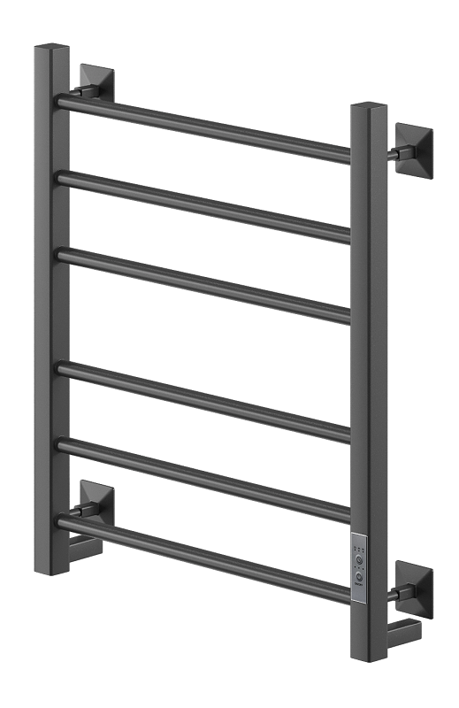 Изображение товара Электрический полотенцесушитель Ника Step-3 40х60 см черный матовый с таймером