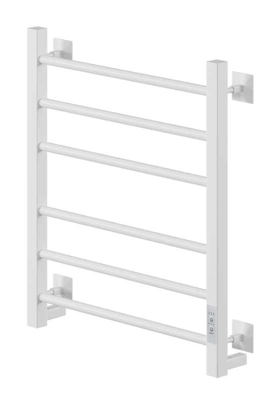 Изображение товара Полотенцесушитель электрический Ника Step-3, ширина 40 см, высота 60 см, диммер справа, белый матовый, STEP-3 60/40 бел мат U