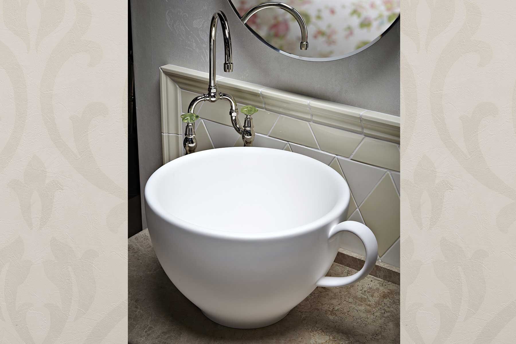 Изображение товара Детская дизайнерская раковина Park Avenue Cappuccino Cup из санфаянса