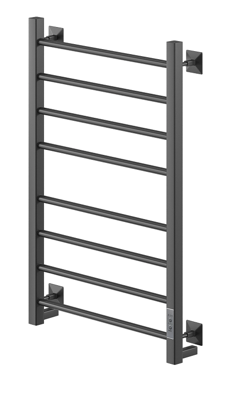 Изображение товара Электрический полотенцесушитель Ника Step-3 80x40 см черный матовый с таймером