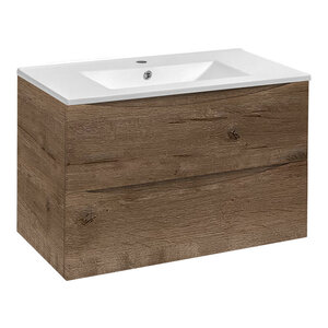 Изображение товара Тумба под раковину Vincea Mia 75 см, подвесная, V Oak (дуб винтаж), VMC-2MC750VO