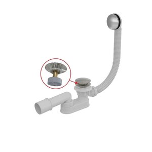 Изображение товара Слив-перелив для ванны Vagnerplast click/clack, VPWAS0012-61, хром