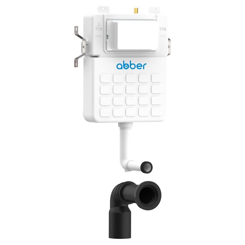 Изображение товара Смывной бачок для приставного унитаза Abber AC0104 белый Германия