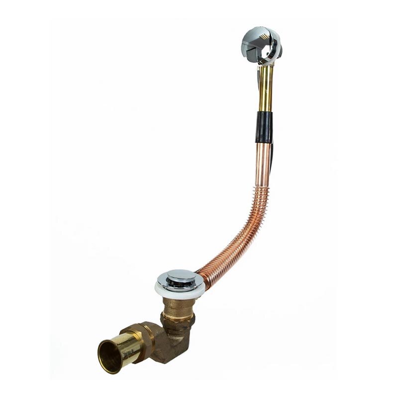 Изображение товара Слив-перелив для ванны Wirquin полуавтомат с патрубком 30719160