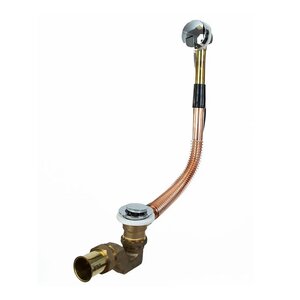 Изображение товара Слив-перелив для ванны Wirquin полуавтомат с патрубком 30719160