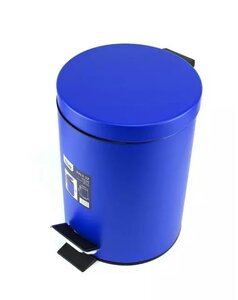 Изображение товара Ведро для мусора Potato, 8 л, с педалью, синий, P413-12