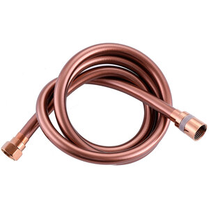 Изображение товара Душевой шланг Abber 150 см ПВХ золото розовое AF0021RG надежное подключение