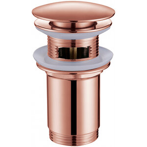 Изображение товара Донный клапан Abber, с переливом, клик-клак, цвет золото розовое, AF0010RG