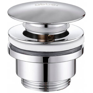 Изображение товара Донный клапан Abber, клик-клак, универсальный, цвет хром, AF0011