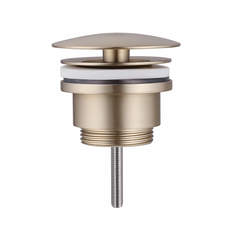Изображение товара Донный клапан Abber универсальный AF0012G для раковины золото матовое