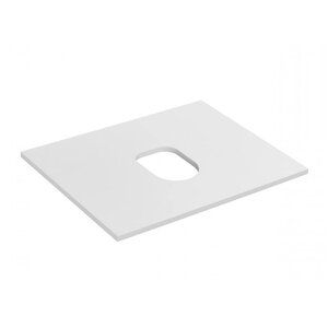 Изображение товара Столешница Aquaton Liberty 60 см с вырезом для раковины - влагостойкая ЛДСП белая