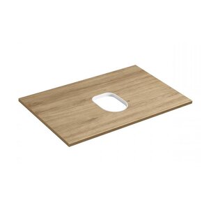 Изображение товара Столешница Акватон Либерти 70 см с вырезом влагостойкая дуб эльвезия