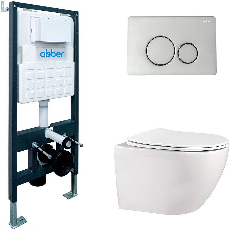 Инсталляция унитаз Abber Bequem AC1100/AC0105/AC0121