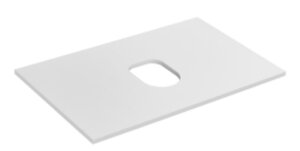 Изображение товара Столешница Акватон Либерти 75 см, с вырезом, влагостойкая ЛДСП, белый, 1A281003LY010