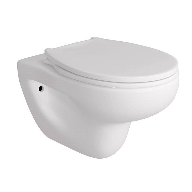 Изображение товара Подвесной унитаз Maretti Aria AR10PBM80-844, безободковый, крышка-сиденье микролифт, белый