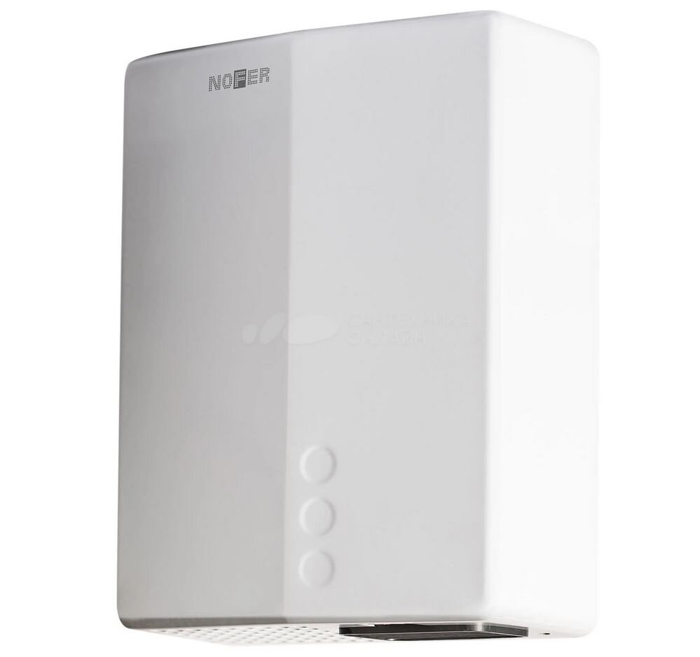 Изображение товара Автоматическая сушилка для рук Nofer BIGFLOWevo 01481.W нержавеющая сталь белая