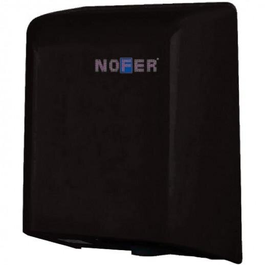 Изображение товара Сушилка для рук Nofer Fuga, 01851.N, 800 Вт, черный матовый Изображение товара Сушилка для рук Nofer Fuga, 01851.N, 800 Вт, черный матовый