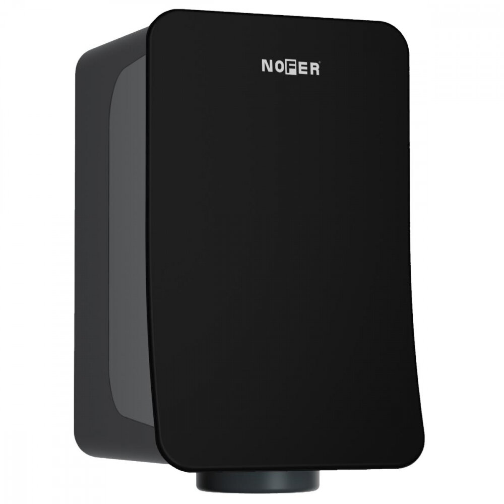 Изображение товара Сушилка для рук Nofer Fusion 01871.N 800 Вт черная матовая с насадками