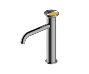 Изображение товара Смеситель Bronze de Luxe OMG, для раковины, цвет графит, 9009GM-Y