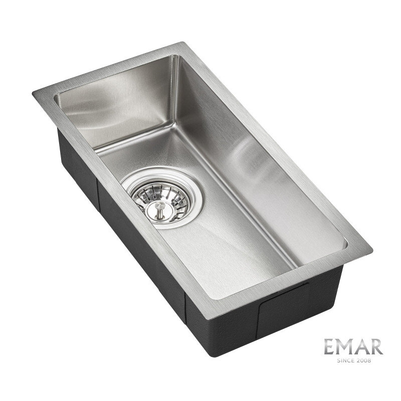 Изображение товара Мойка кухонная Emar Best EMB-126A PVD Nano Satine 23 см, нержавеющая сталь, цвет Nano Satine Изображение товара Мойка кухонная Emar Best EMB-126A PVD Nano Satine 23 см, нержавеющая сталь, цвет Nano Satine