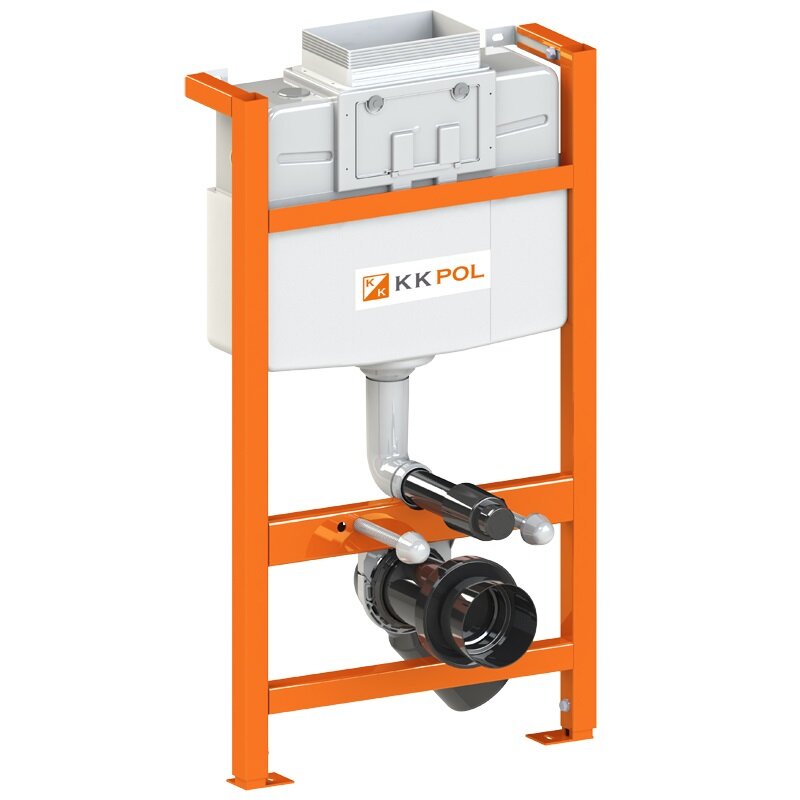 Изображение товара Инсталляция для подвесного унитаза KKPol Professional ZSP/M430/0.1/K, для низкой установки