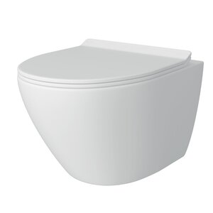 Изображение товара Подвесной унитаз Maretti Elena EA10PBM06-844, безободковый, крышка-сиденье микролифт, белый