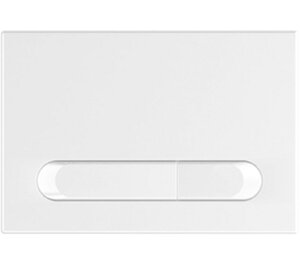 Изображение товара Клавиша KKPol M09 механическая для смывного устройства белая глянцевая