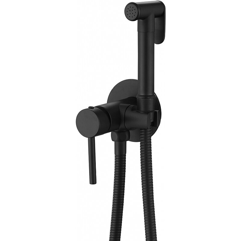 Изображение товара Гигиенический душ Abber Wasser Kreis AF8125B с черным матовым покрытием