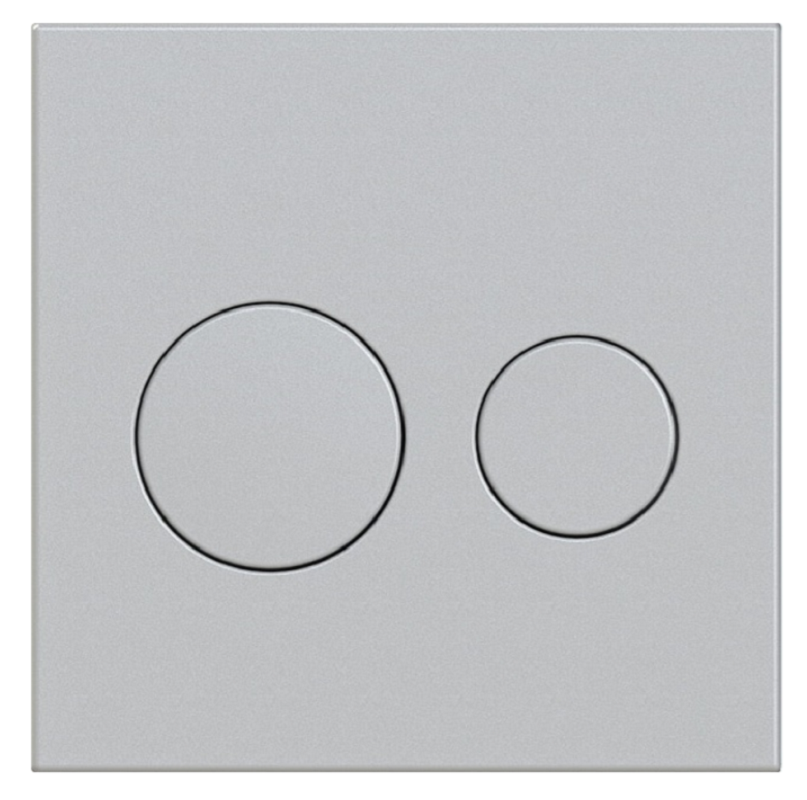 Изображение товара Клавиша KKPol P01 механическая смывная квадратная сатин