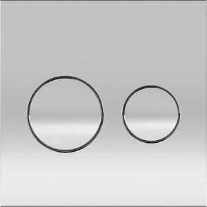 Изображение товара Клавиша KKPol P01, механическая, цвет хром глянцевый, SPP/177/0/K