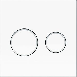 Изображение товара Механическая клавиша для смывного устройства KKPol P01v1 хром белый