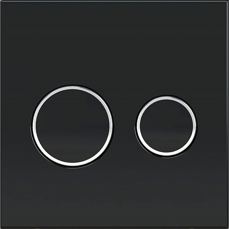 Изображение товара Клавиша KKPol P01v1 SPP/178/0/K, механическая, цвет черный матовый/хром