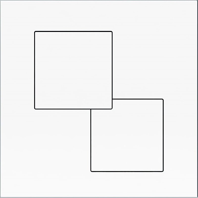 Изображение товара Клавиша KKPol P02 белая механическая смывная клавиша для унитаза