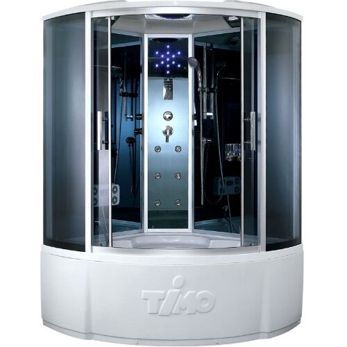 Изображение товара Душевая кабина Timo T-1135 135x135 см гидромассаж стеклянная с крышей