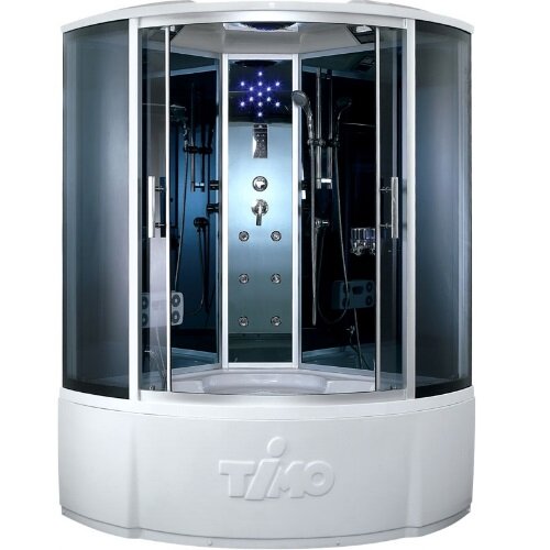 Изображение товара Душевая кабина Timo Standart T-1155 150x150 см с гидромассажем и подсветкой Изображение товара Душевая кабина Timo Standart T-1155 150x150 см с гидромассажем и подсветкой