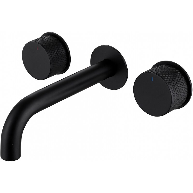 Изображение товара Смеситель Abber Wasser Kreis AF81122B для раковины, цвет черный матовый