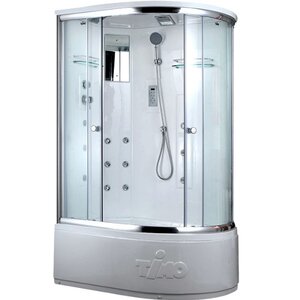 Изображение товара Душевая кабина Timo Lux T-7720L/T-7720R, 120 x 85 см, левая/правая, стекло прозрачное, профиль хром