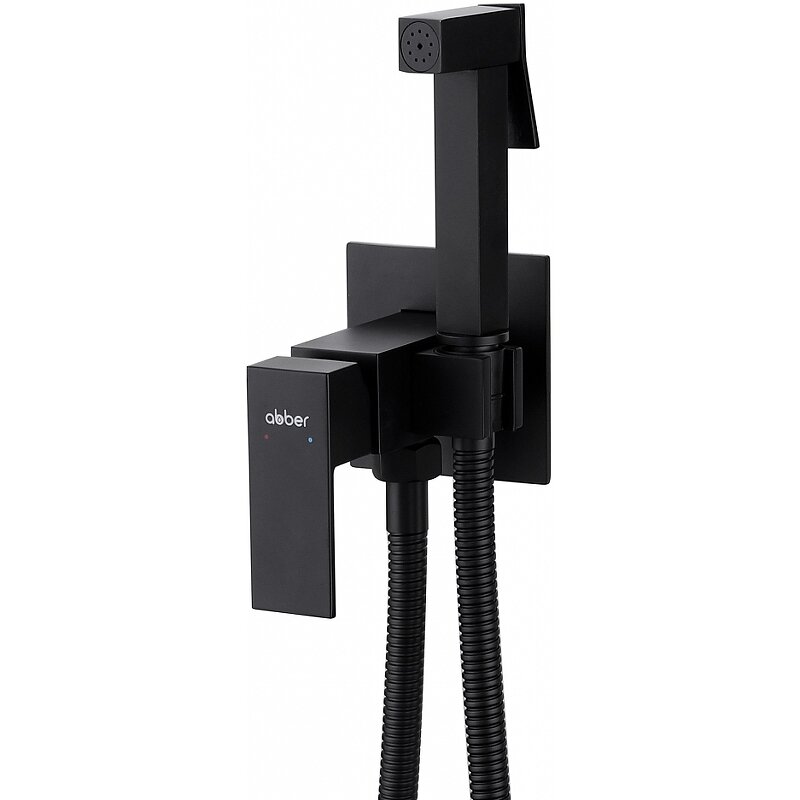 Изображение товара Гигиенический душ Abber Daheim AF8226B с смесителем, черный матовый