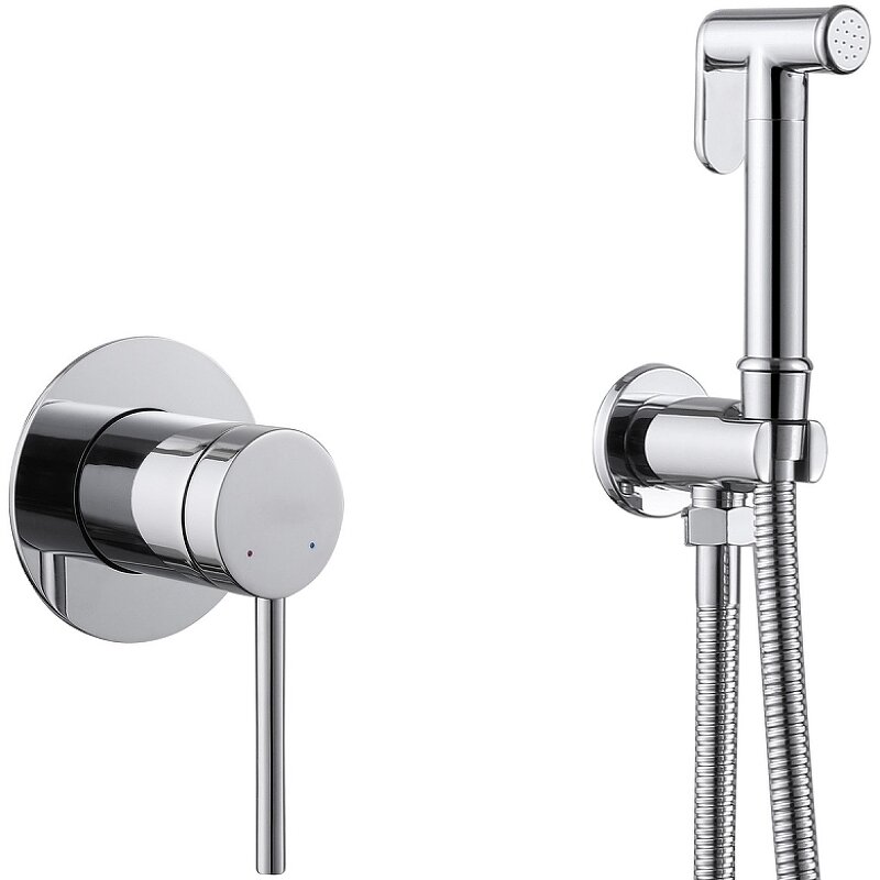 Изображение товара Гигиенический душ Abber Emotion, AF8825, со смесителем, хром