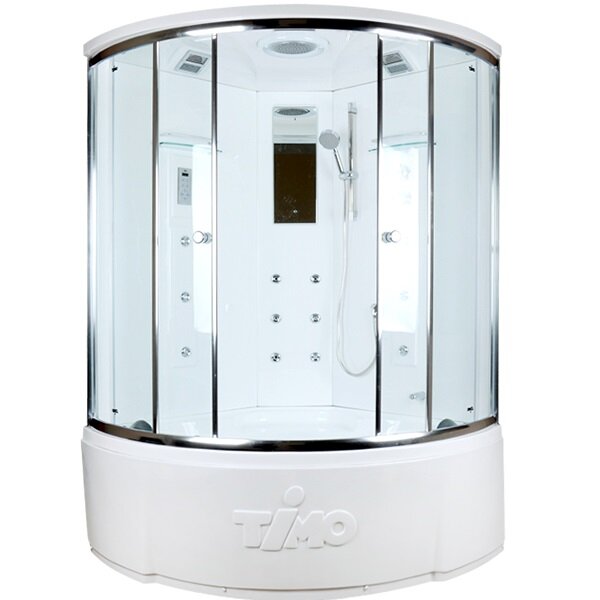 Изображение товара Душевая кабина Timo Lux T-7755 150x150 см гидромассаж стекло финляндия