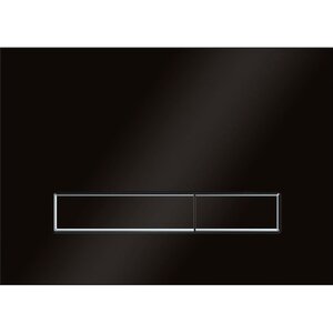 Изображение товара Клавиша KKPol Vitrum Grande V1 SPP/107/0/K, механическая, цвет черный глянец, ободки хром