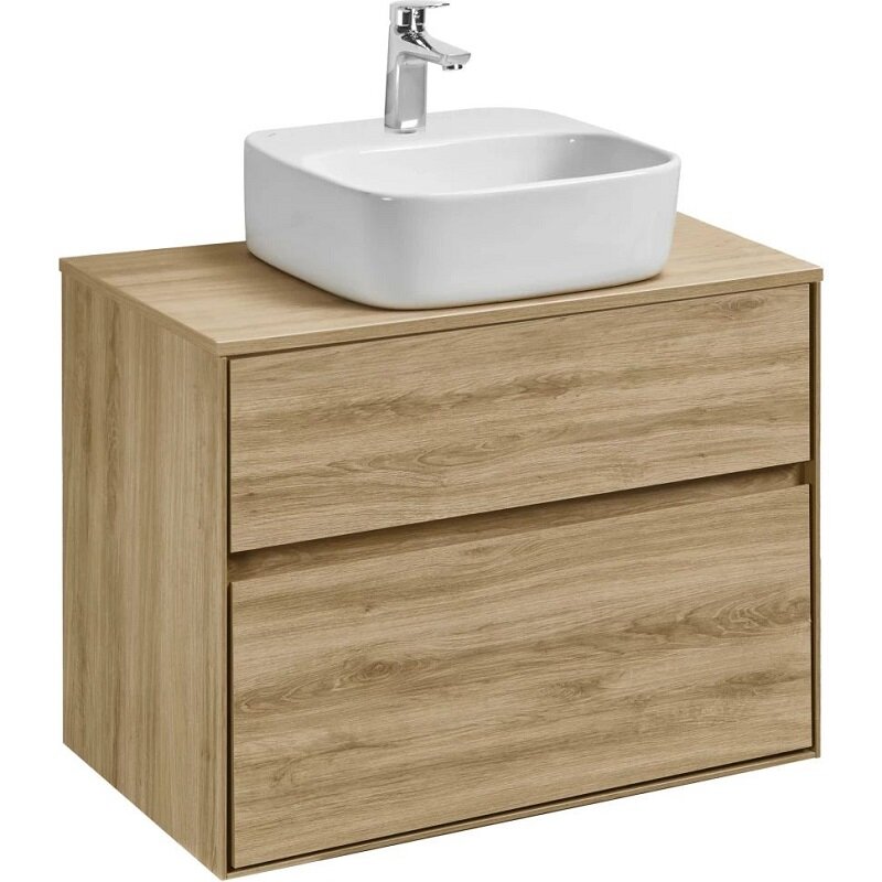 Изображение товара Тумба с раковиной Акватон Либерти 75 см дуб эльвезия накладная раковина Одри