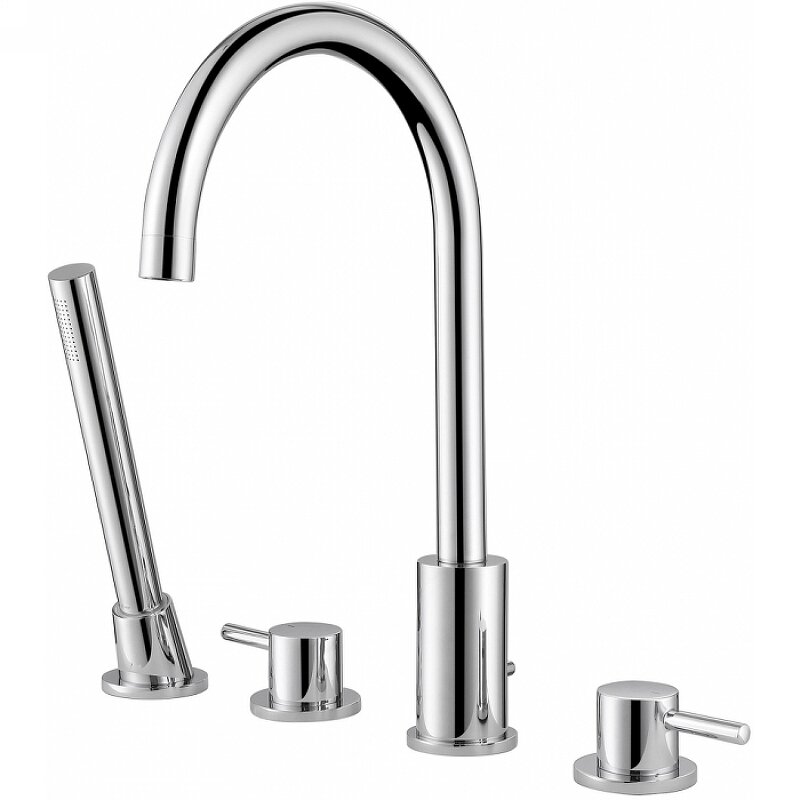 Изображение товара Смеситель Abber Wasser Kreis AF8113 на борт ванны, цвет хром Изображение товара Смеситель Abber Wasser Kreis AF8113 на борт ванны, цвет хром