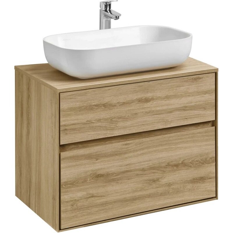 Изображение товара Тумба с раковиной Aquaton Liberty 75 см дуб эльвезия