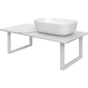 Изображение товара Раковина Diwo Moduo 63570/00-00001242/С17824 Square, 50 см, цвет белый/белый мрамор