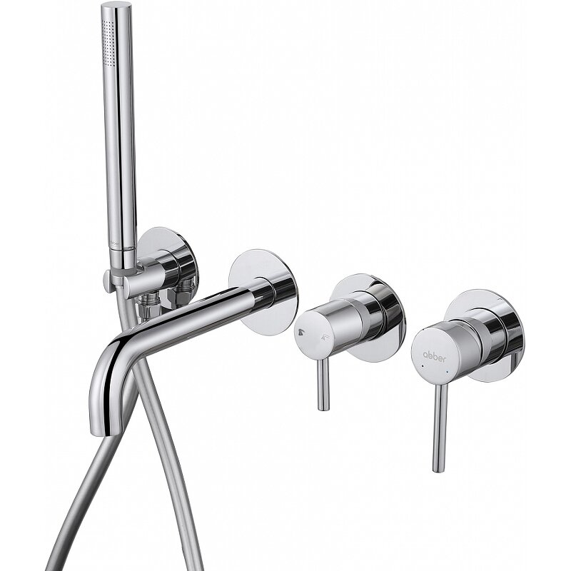 Изображение товара Смеситель для ванны и душа Abber Wasser Kreis AF8130 хром